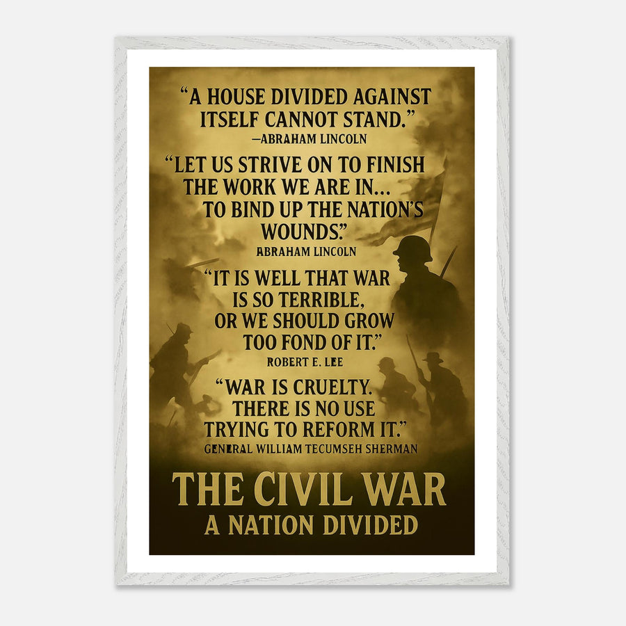 The Civil War - A Nation Divided – Canvas Art Print | Canvas of America