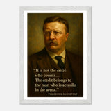 Theodore Roosevelt - The Man in the Arena – Canvas Art Print | Canvas of America