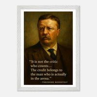 Theodore Roosevelt - The Man in the Arena – Canvas Art Print | Canvas of America