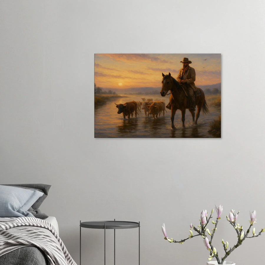 Early Rancher – Canvas Art Print | Canvas of America