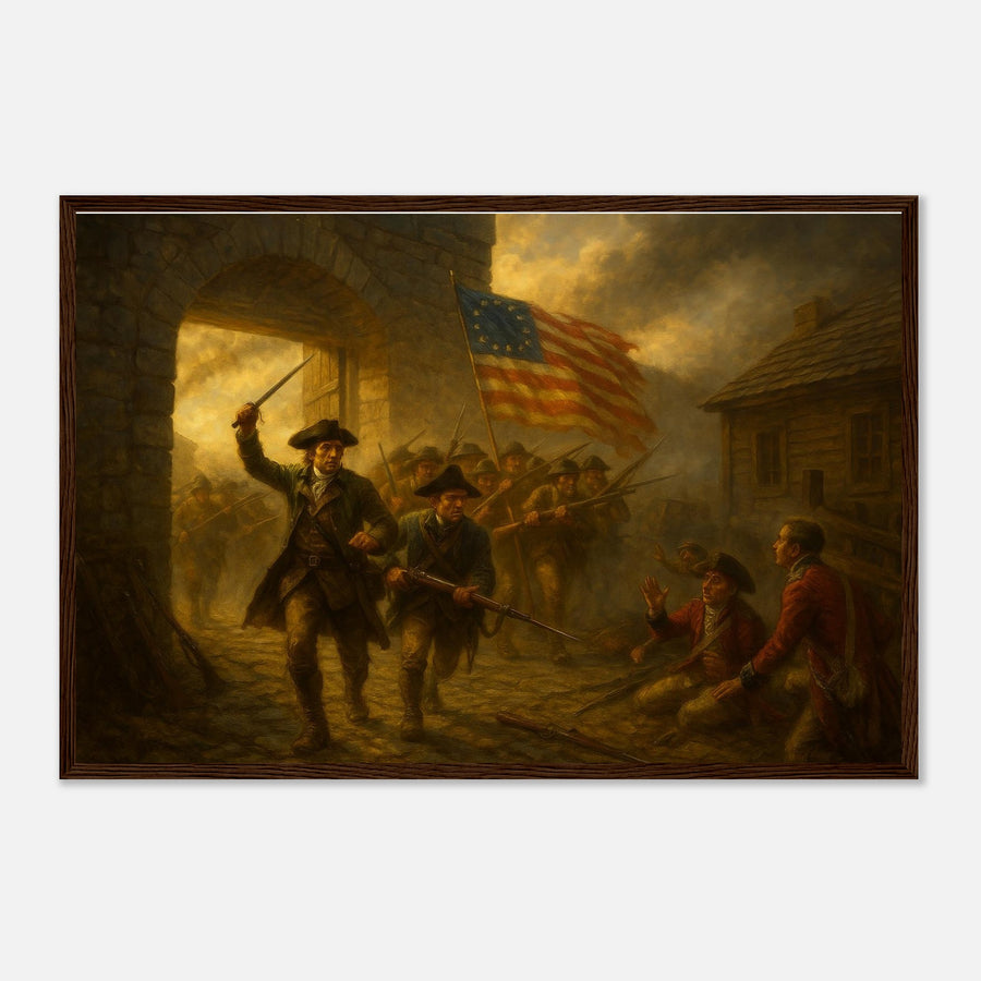 Capture of Fort Ticonderoga – Canvas Art Print | Canvas of America