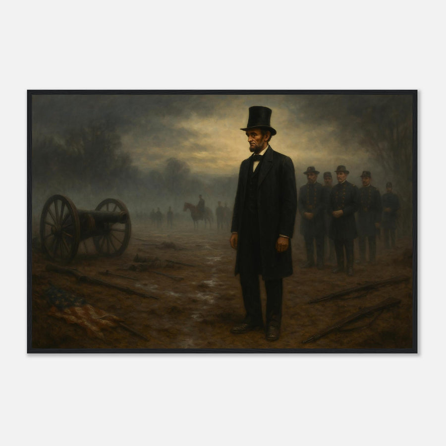 Lincoln visiting Antietam – Canvas Art Print | Canvas of America