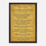 Founding Fathers - Words of Wisdom – Canvas Art Print | Canvas of America