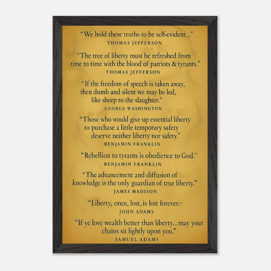 Founding Fathers - Words of Wisdom – Canvas Art Print | Canvas of America