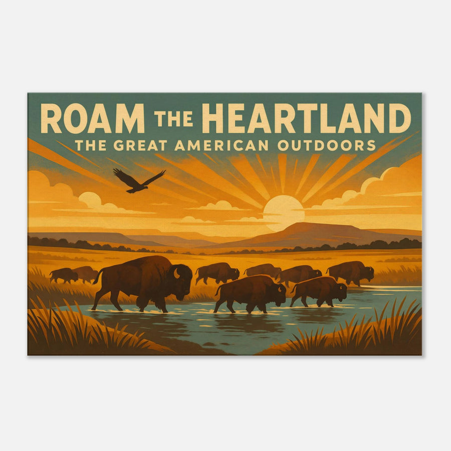 Roam the Heartland – Canvas Art Print | Canvas of America