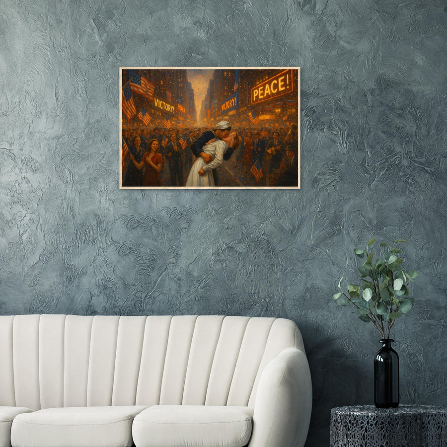 V Day on Times Square – Canvas Art Print | Canvas of America