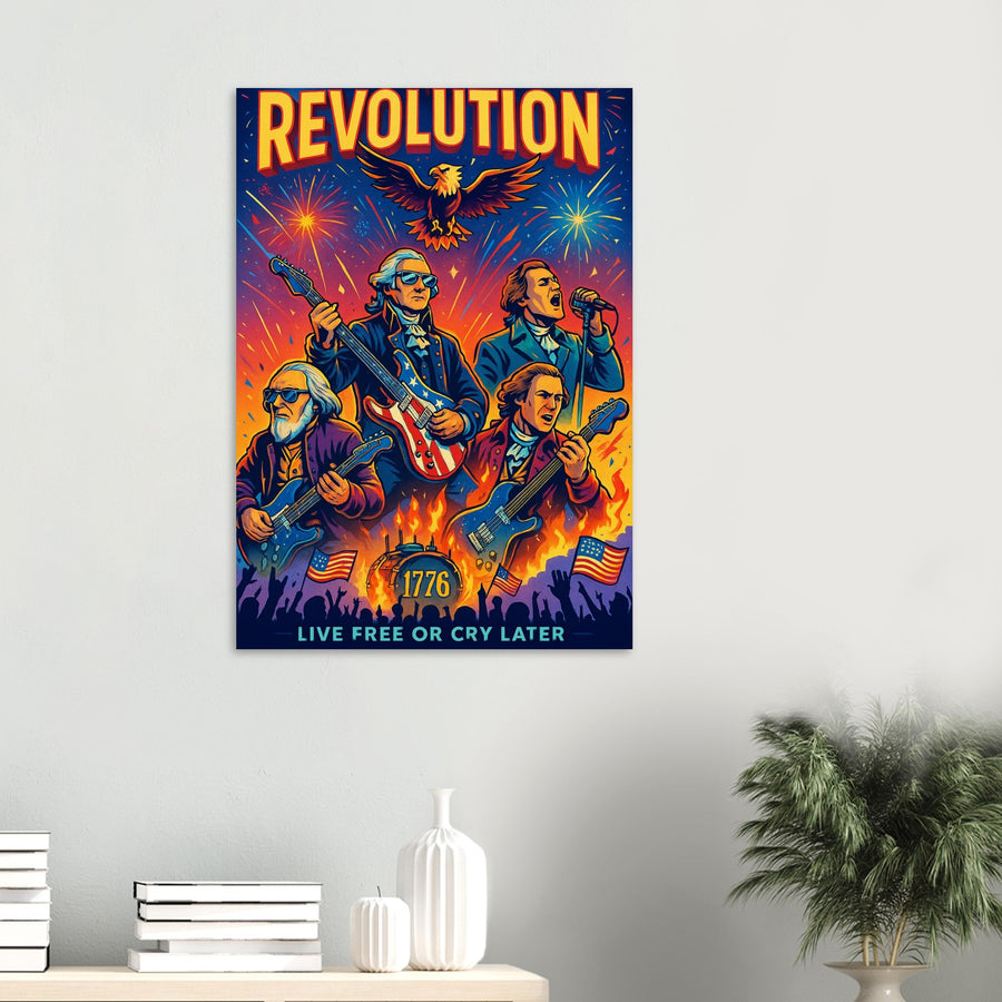 Rockband of Revolution – Canvas Art Print | Canvas of America