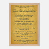 Founding Fathers - Words of Wisdom – Canvas Art Print | Canvas of America