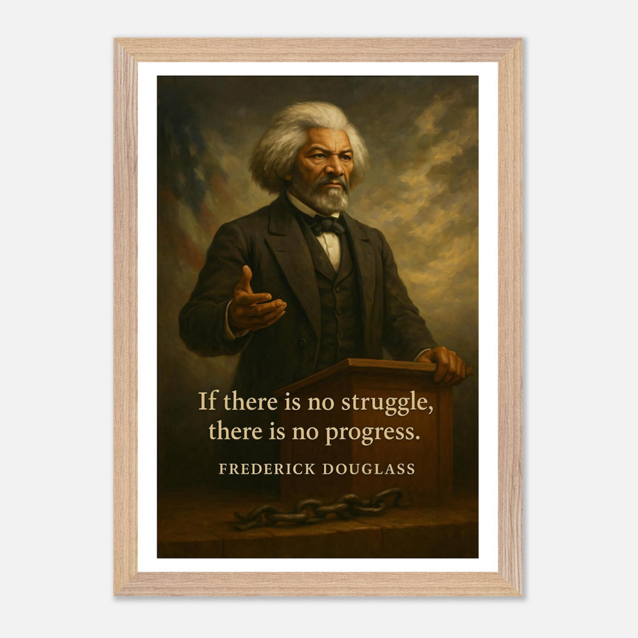Frederick Douglass - Orater of Progress – Canvas Art Print | Canvas of America
