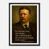 Theodore Roosevelt - The Man in the Arena – Canvas Art Print | Canvas of America