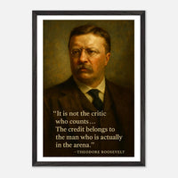 Theodore Roosevelt - The Man in the Arena – Canvas Art Print | Canvas of America