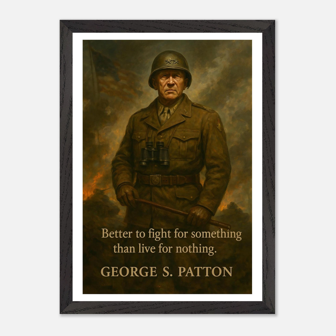 Goerge S. Patton - Born to Lead – Canvas Art Print | Canvas of America