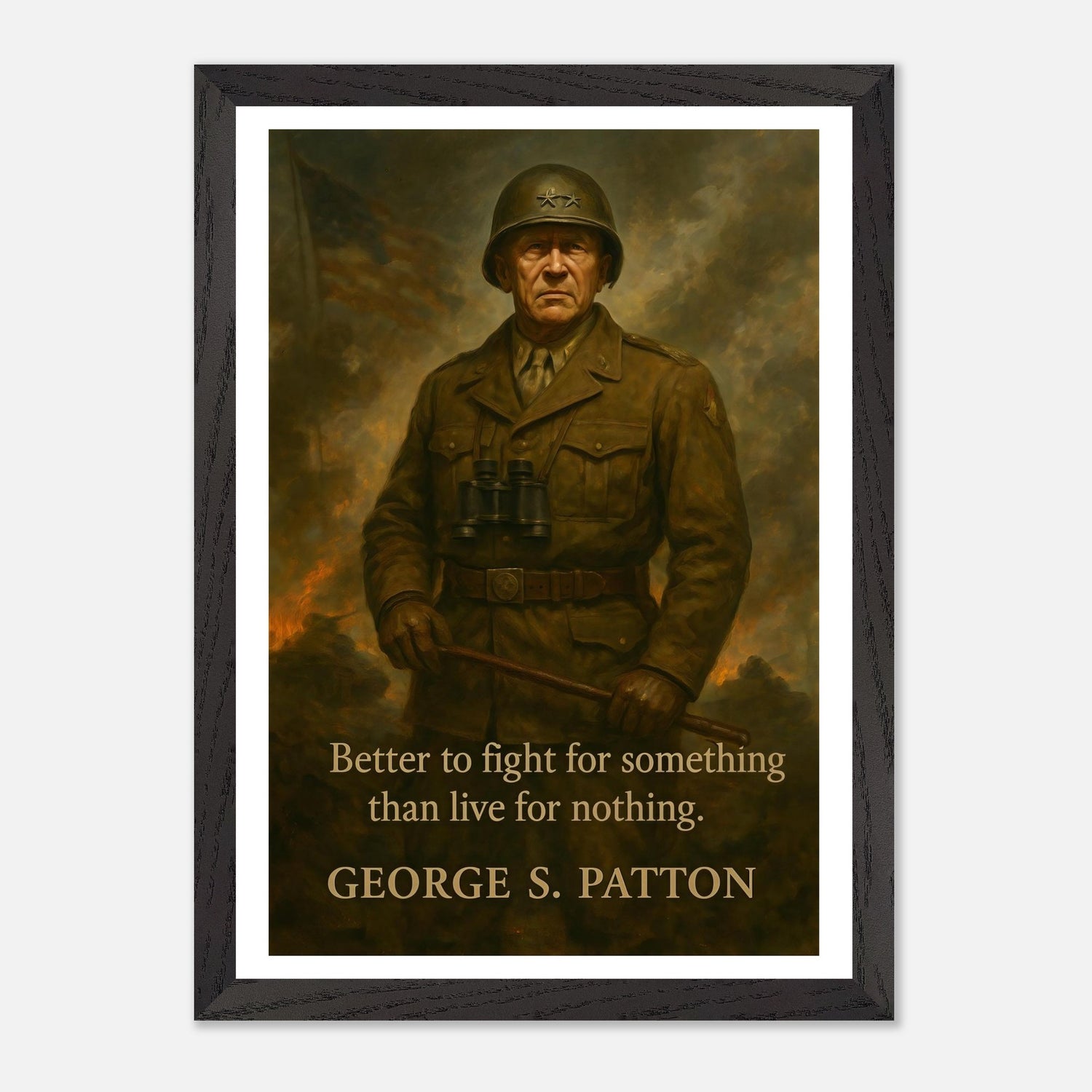 Goerge S. Patton - Born to Lead – Canvas Art Print | Canvas of America