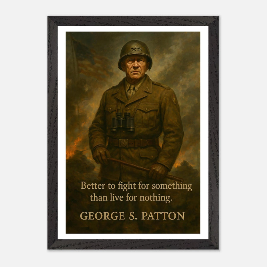 Goerge S. Patton - Born to Lead – Canvas Art Print | Canvas of America