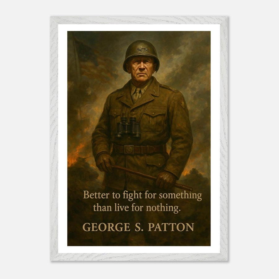 Goerge S. Patton - Born to Lead – Canvas Art Print | Canvas of America