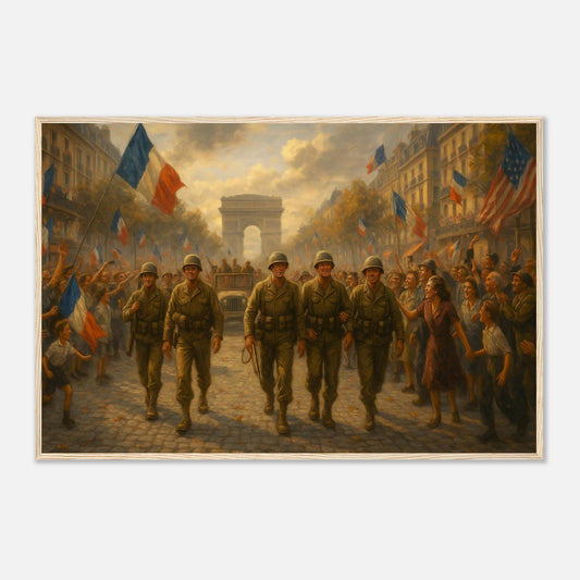 Liberation of Paris – Canvas Art Print | Canvas of America