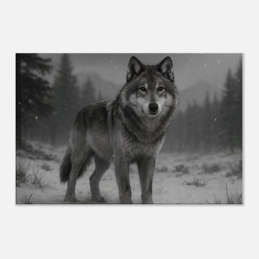 American Grey Wolf – Canvas Art Print | Canvas of America
