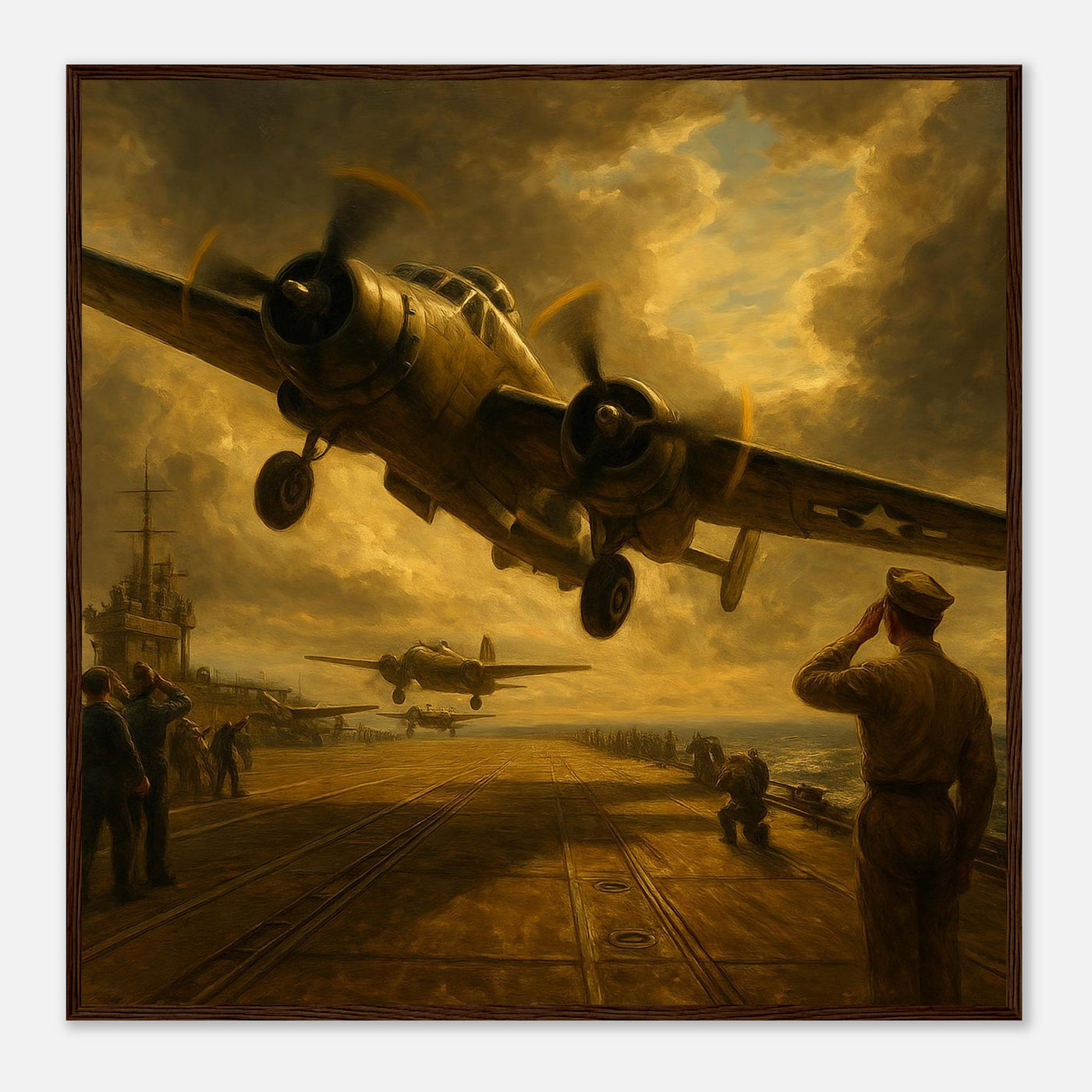 Take Off from USS Hornet – Canvas Art Print | Canvas of America