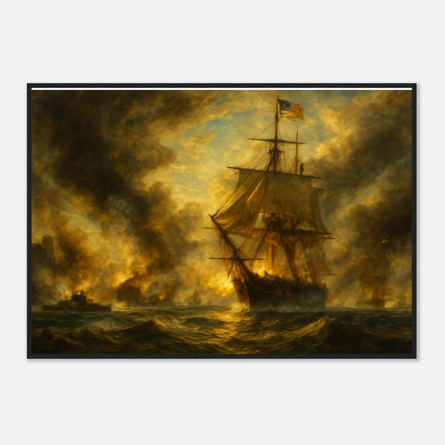 Battle of Mobile Bay – Canvas Art Print | Canvas of America
