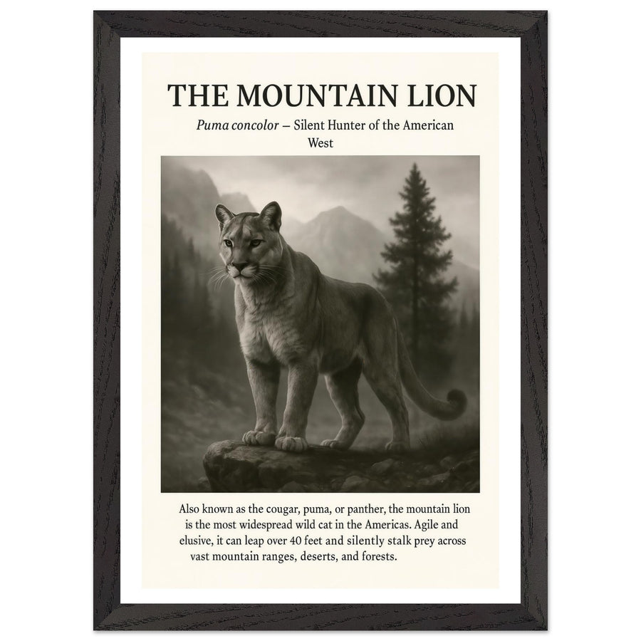 The Mountain Lion – Canvas Art Print | Canvas of America
