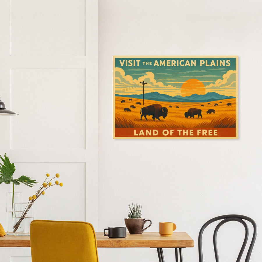Visit the American Plains – Canvas Art Print | Canvas of America