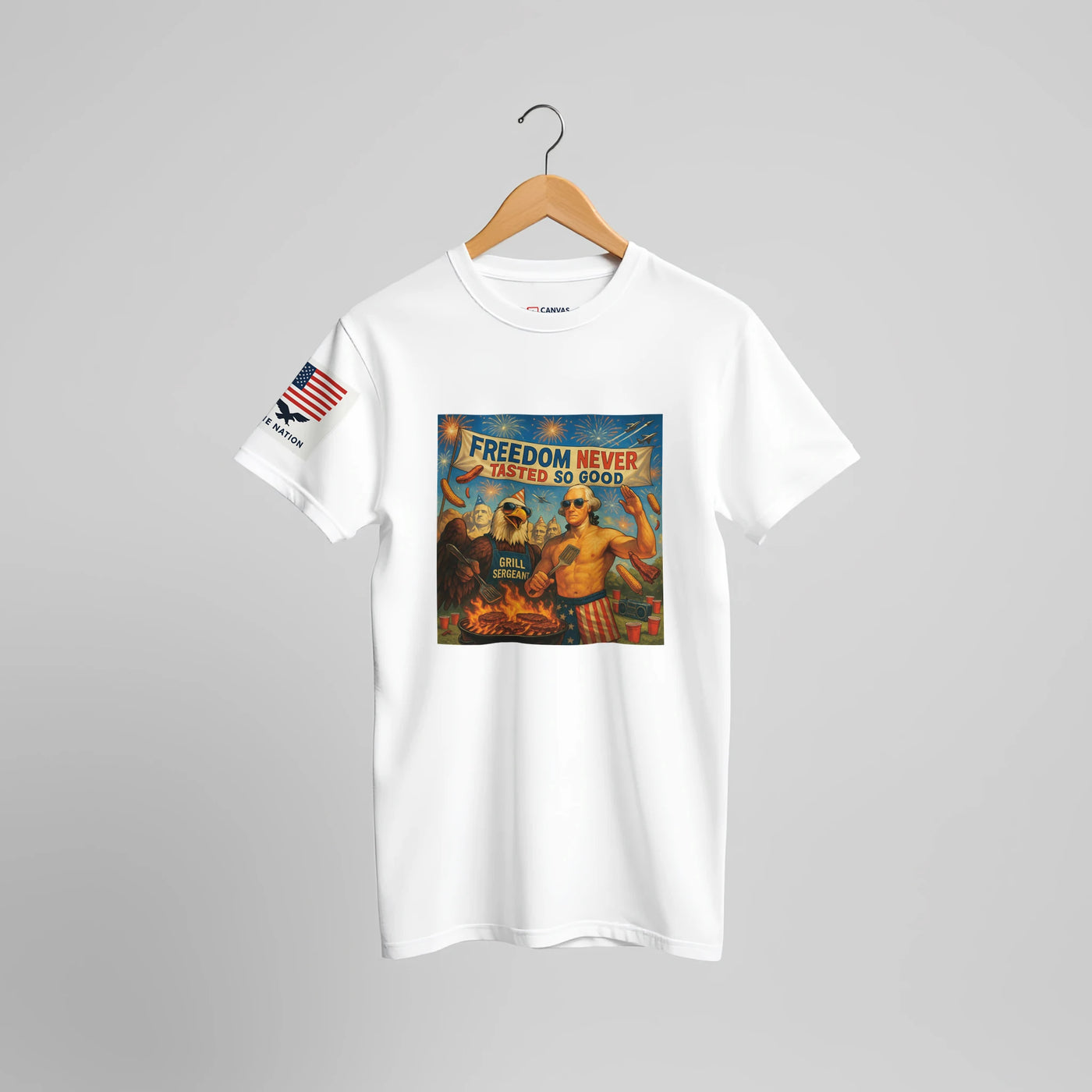 Freedom Never Tasted so Good - BBQ T-Shirt – Canvas Art Print | Canvas of America