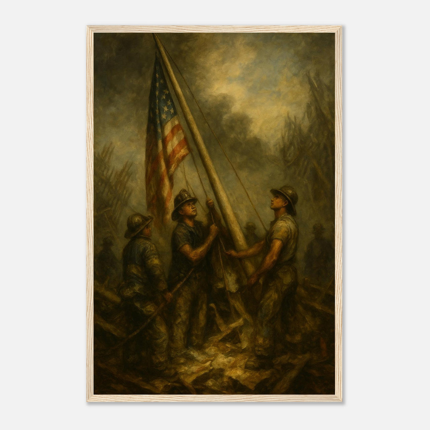Heroes of Nine-eleven – Canvas Art Print | Canvas of America