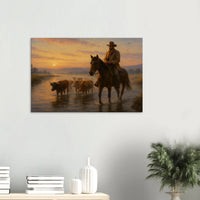 Early Rancher – Canvas Art Print | Canvas of America