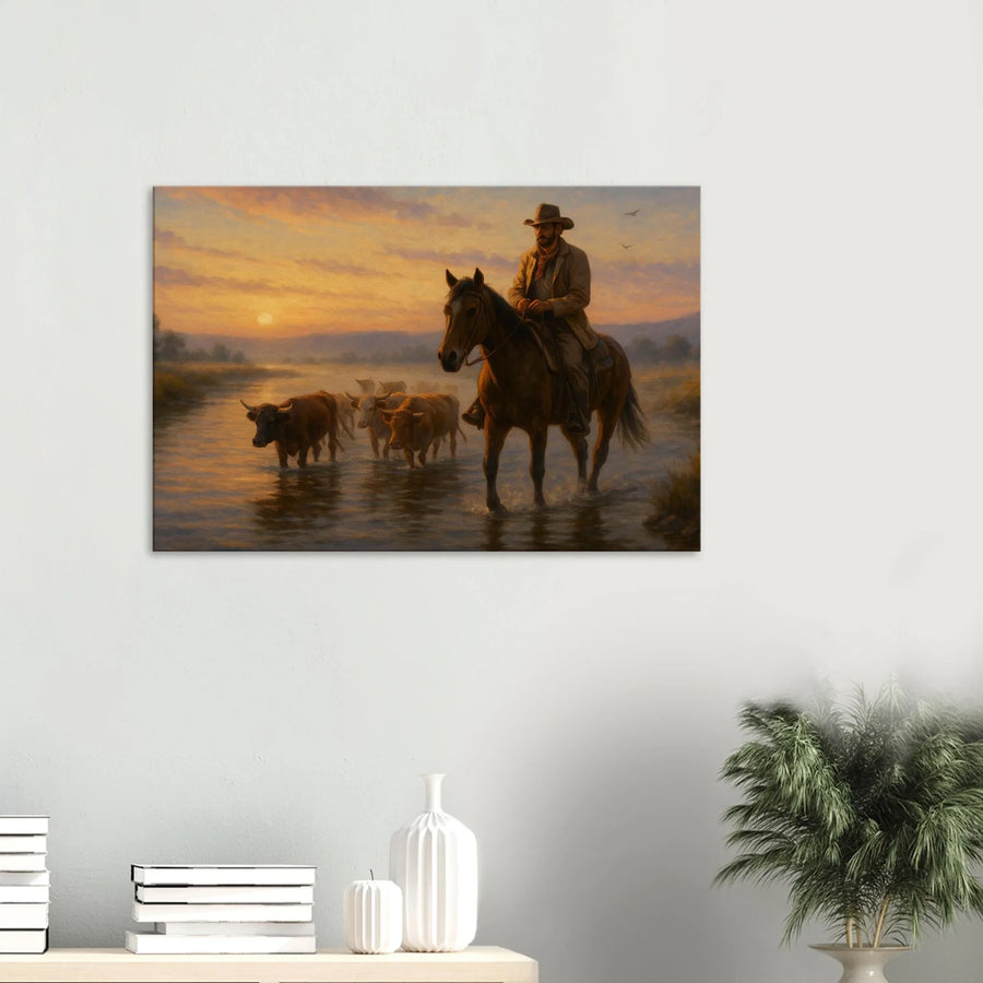 Early Rancher – Canvas Art Print | Canvas of America