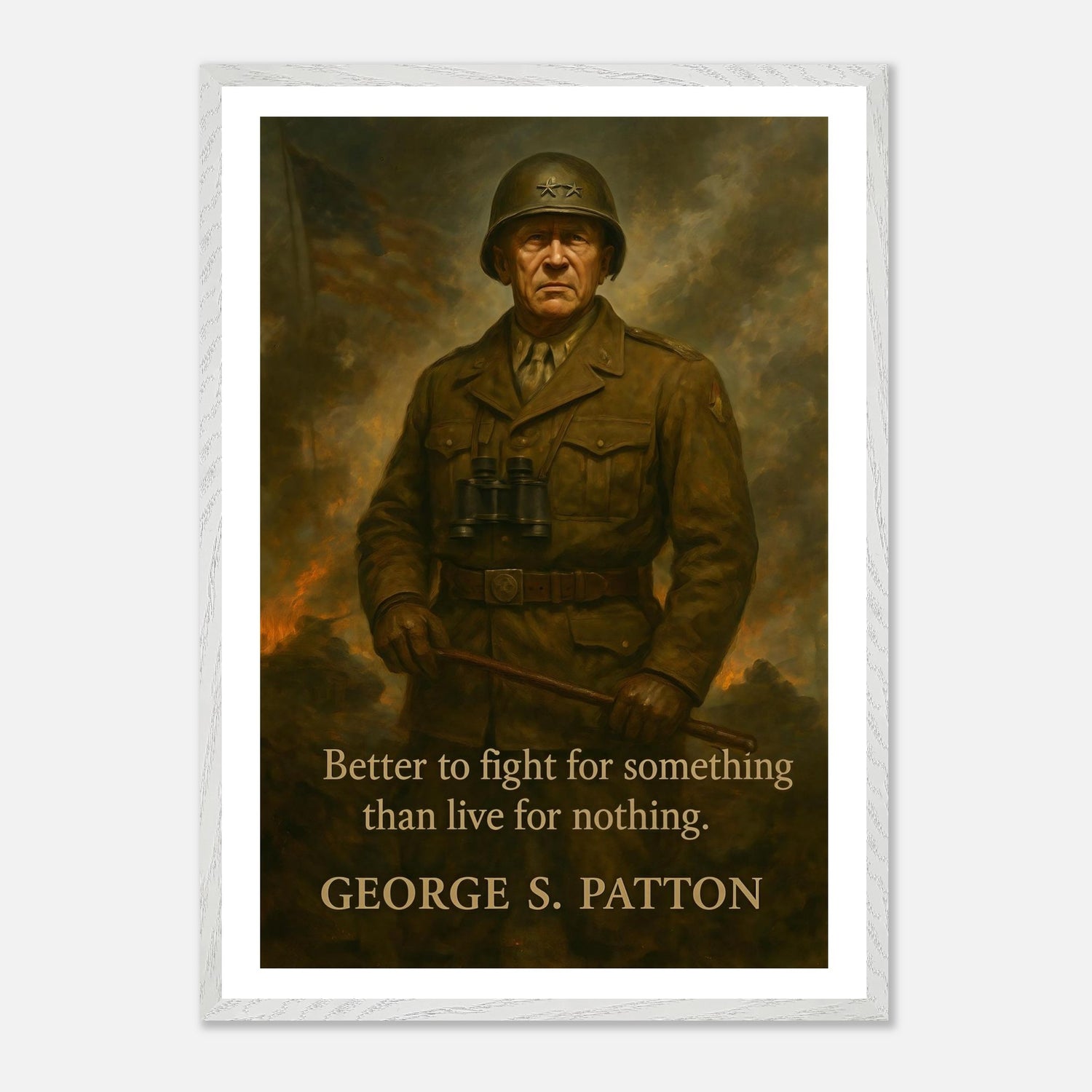 Goerge S. Patton - Born to Lead – Canvas Art Print | Canvas of America