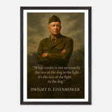 Dwight D. Eisenhower - The Dog in the Fight – Canvas Art Print | Canvas of America