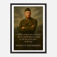 Dwight D. Eisenhower - The Dog in the Fight – Canvas Art Print | Canvas of America