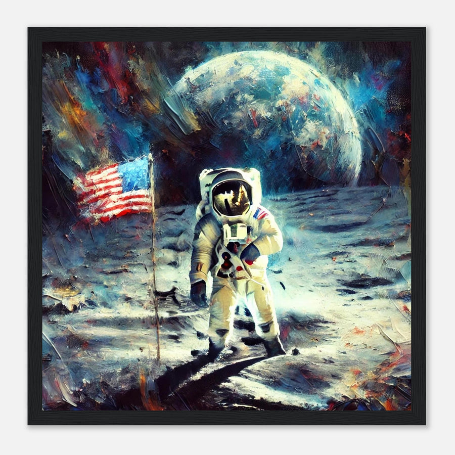 One Giant Leap for Mankind – Canvas Art Print | Canvas of America