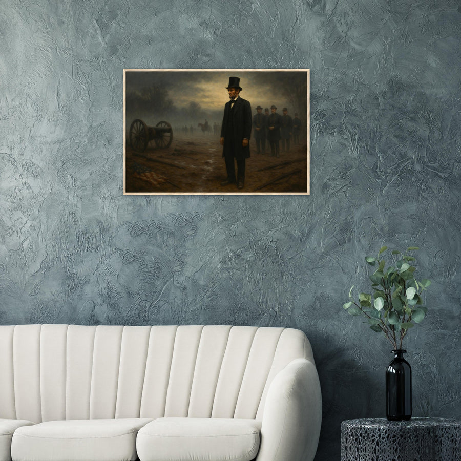 Lincoln visiting Antietam – Canvas Art Print | Canvas of America