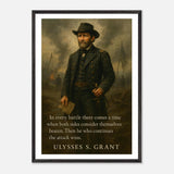 Ulysses S. Grant - In Every Battle – Canvas Art Print | Canvas of America