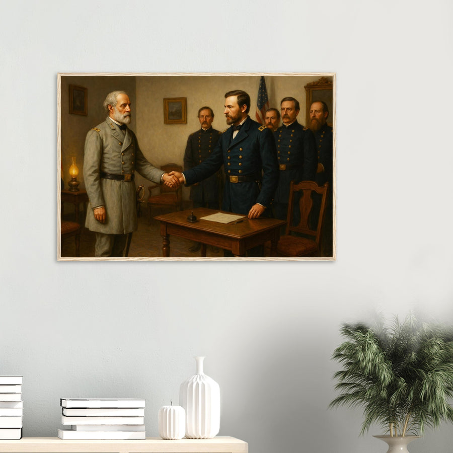 Lee Surrender to Grant – Canvas Art Print | Canvas of America