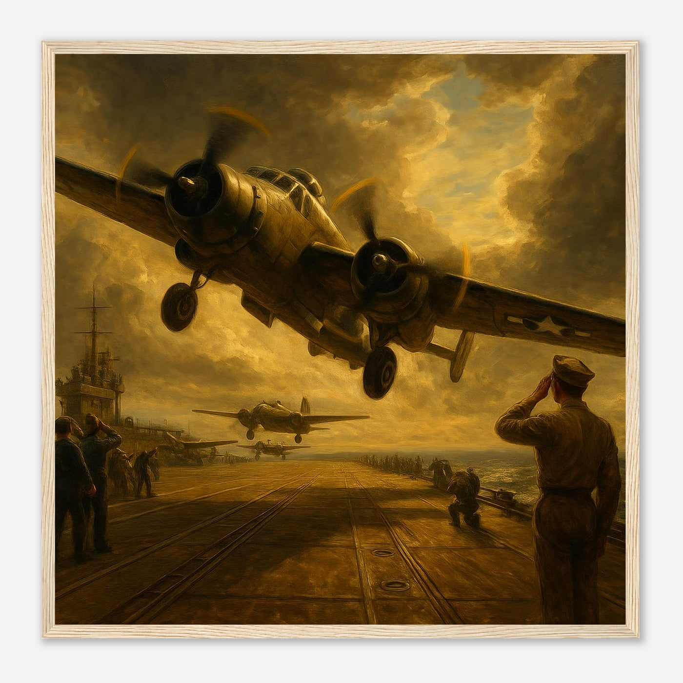 Take Off from USS Hornet – Canvas Art Print | Canvas of America