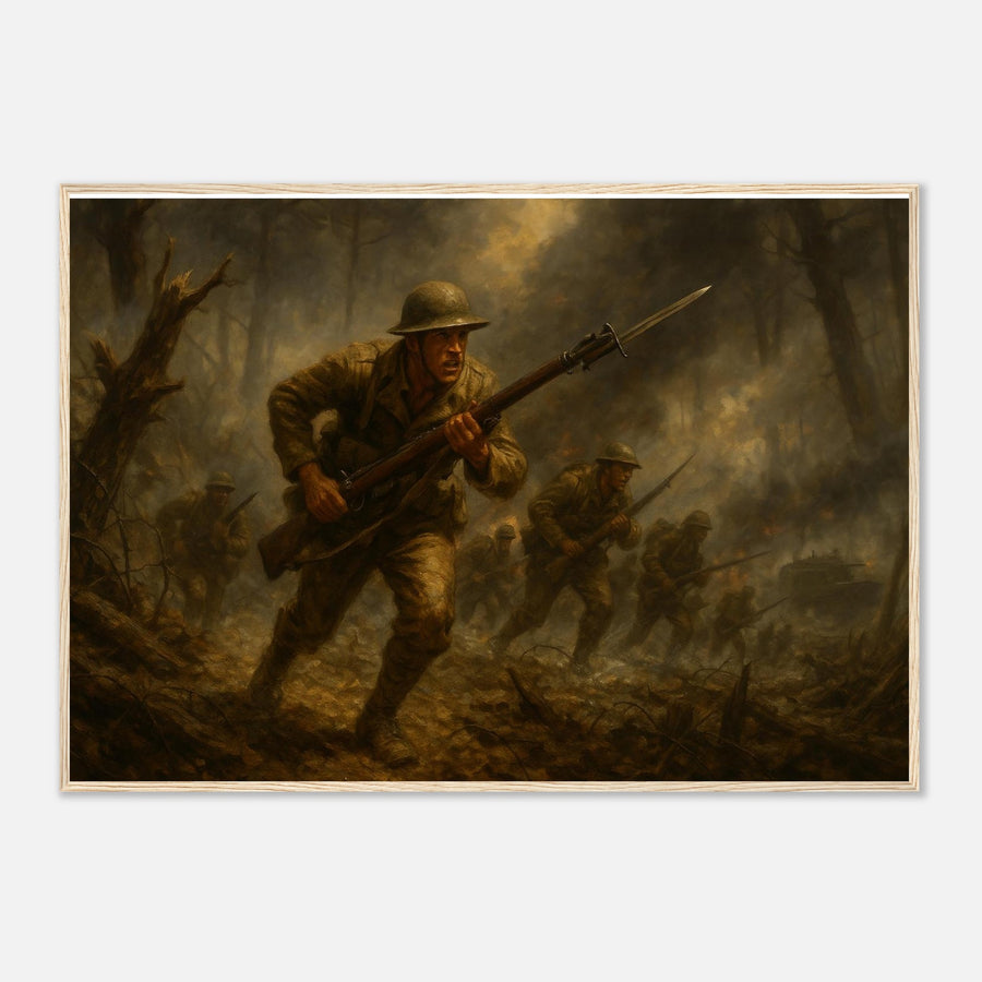 Battle of Belleau Wood WW1 – Canvas Art Print | Canvas of America
