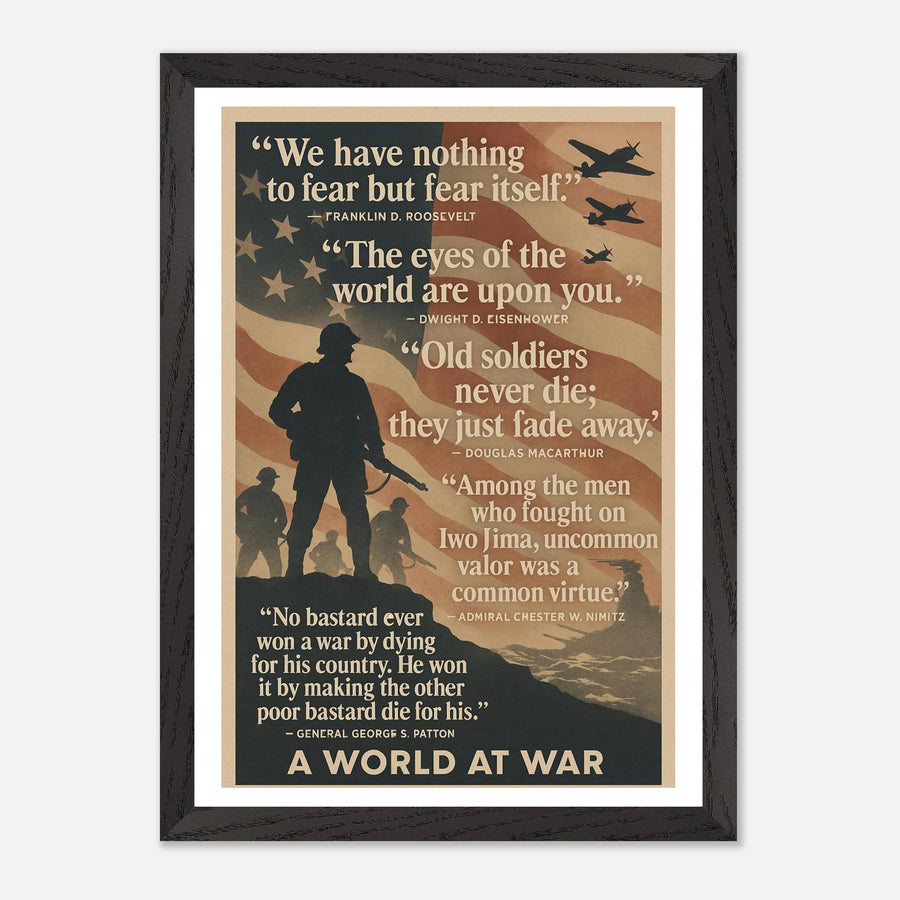A World at War – Canvas Art Print | Canvas of America