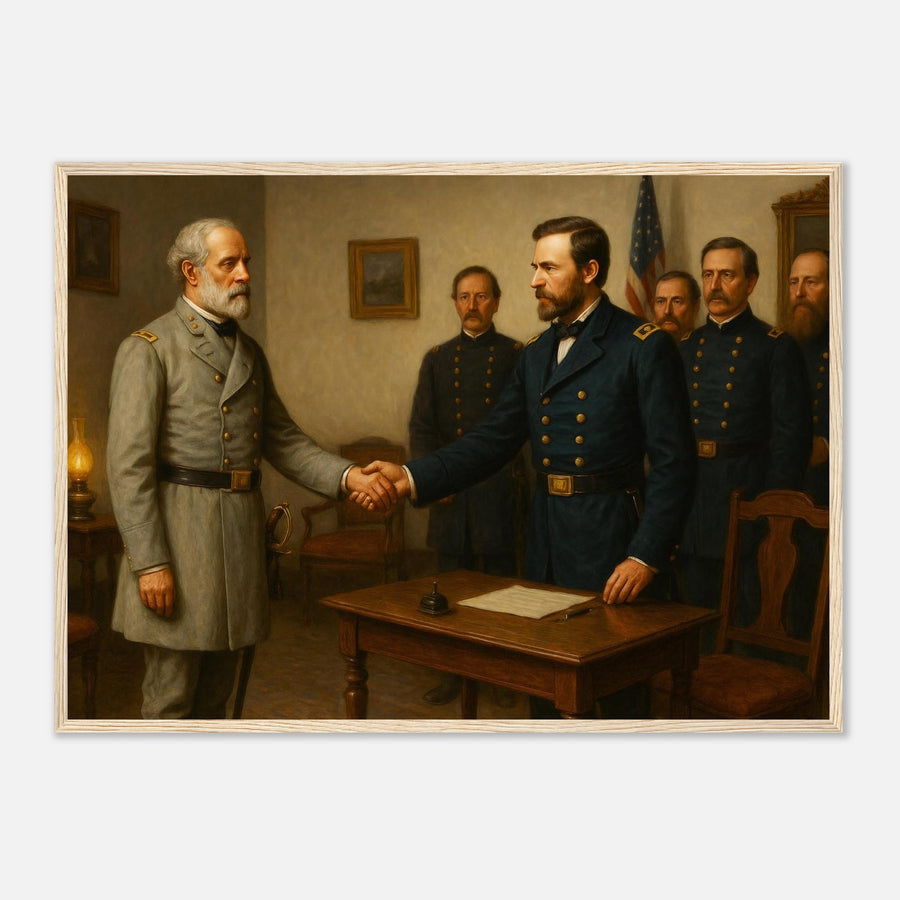 Lee Surrender to Grant – Canvas Art Print | Canvas of America