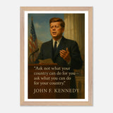 JFK - A Profile in Courage – Canvas Art Print | Canvas of America