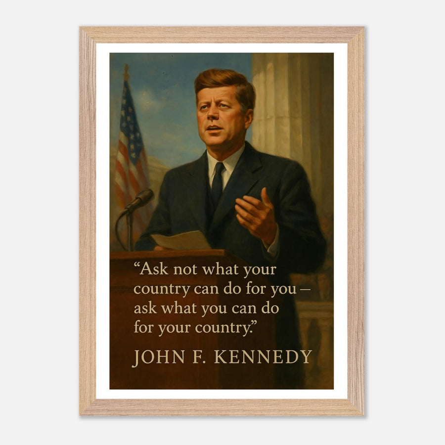 JFK - A Profile in Courage – Canvas Art Print | Canvas of America