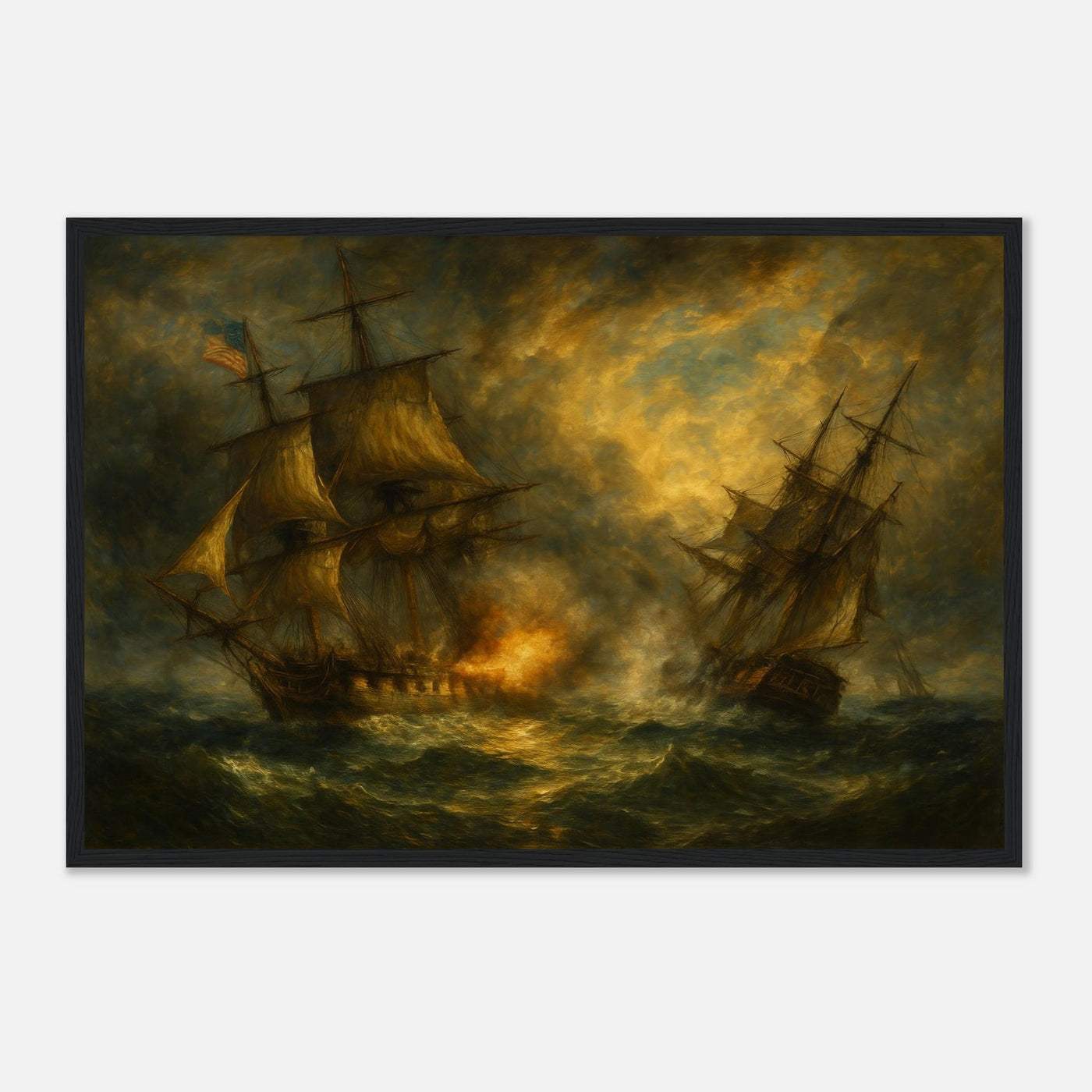 1812 Battle at Sea – Canvas Art Print | Canvas of America