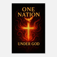 One Nation, Born in Fire, under God – Canvas Art Print | Canvas of America
