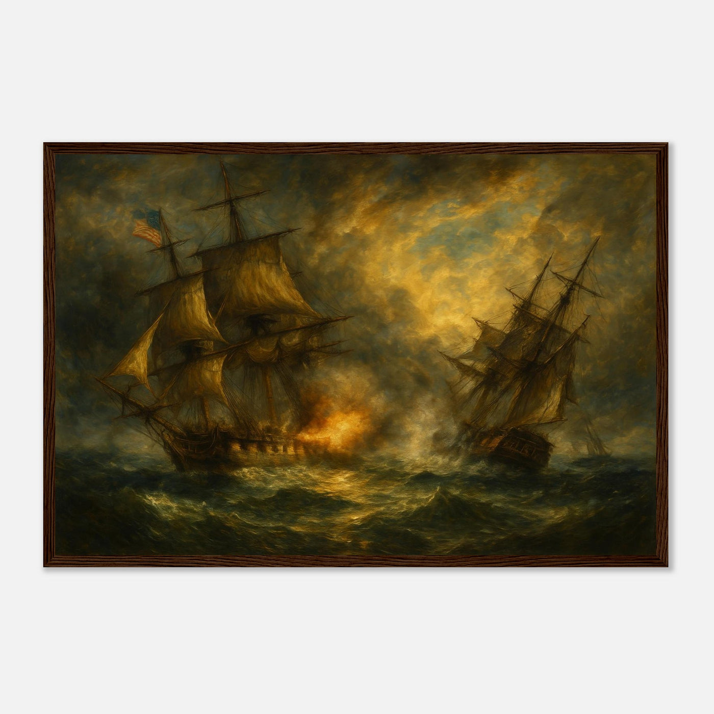 1812 Battle at Sea – Canvas Art Print | Canvas of America