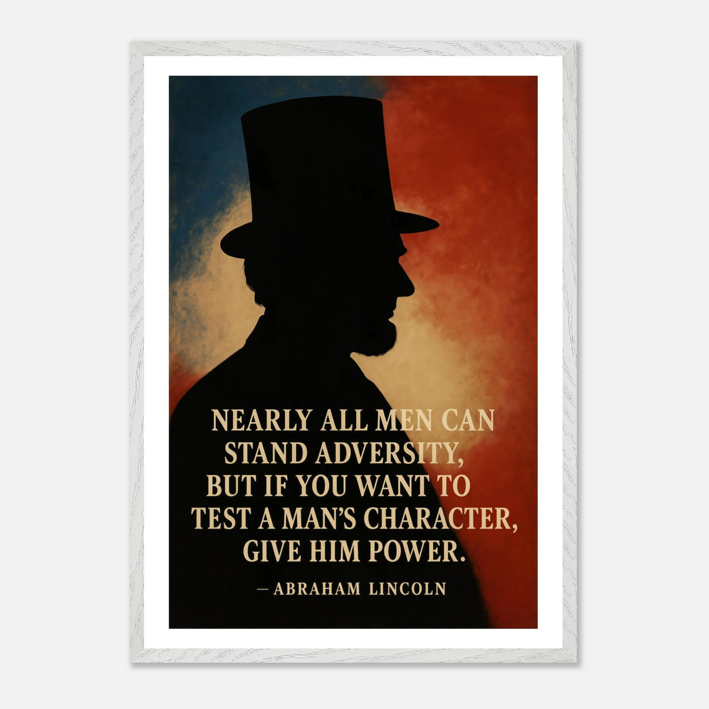 Abraham Lincoln - A Man's Character – Canvas Art Print | Canvas of America