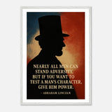Abraham Lincoln - A Man's Character – Canvas Art Print | Canvas of America