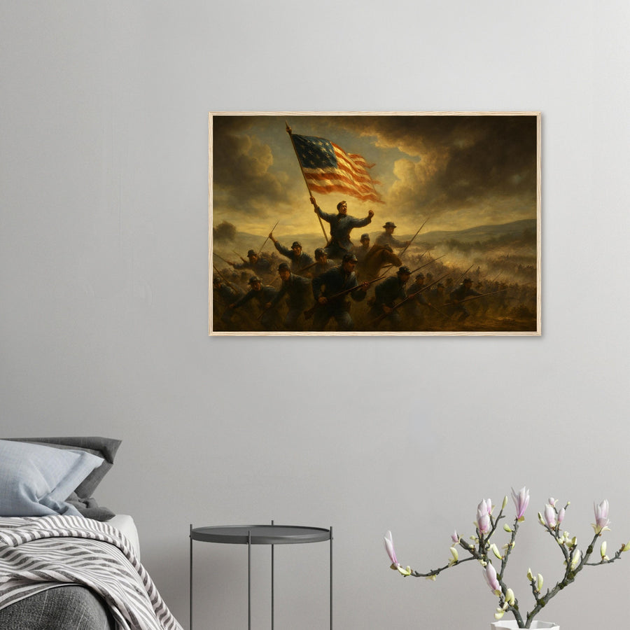 Union Charge at Gettysburg – Canvas Art Print | Canvas of America