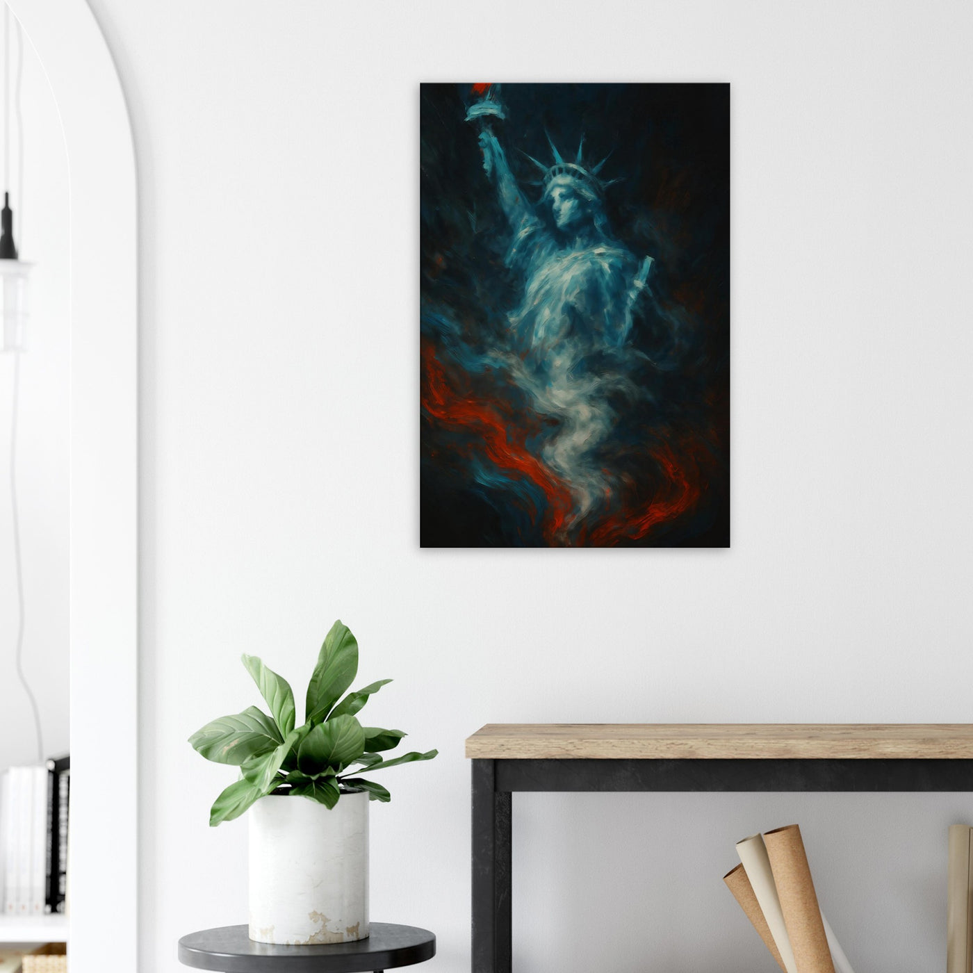 Smoking Liberty – Canvas Art Print | Canvas of America
