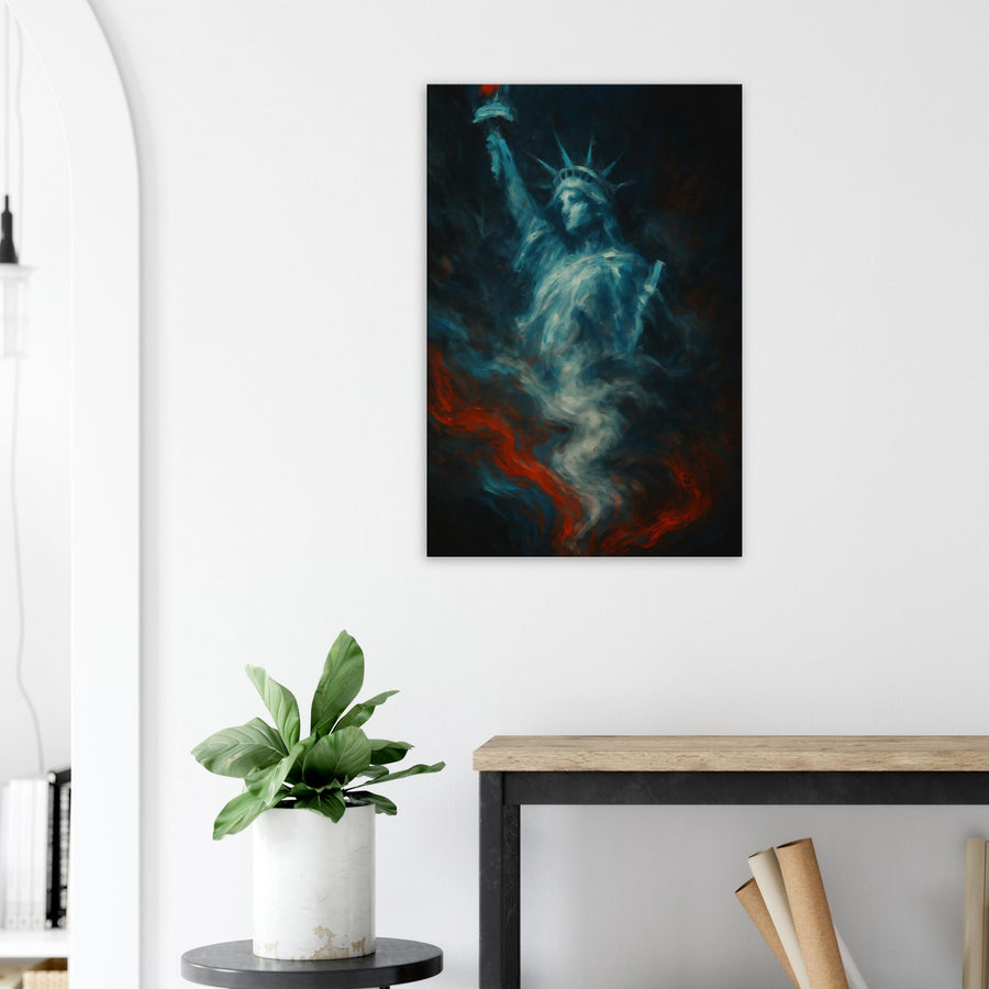 Smoking Liberty – Canvas Art Print | Canvas of America